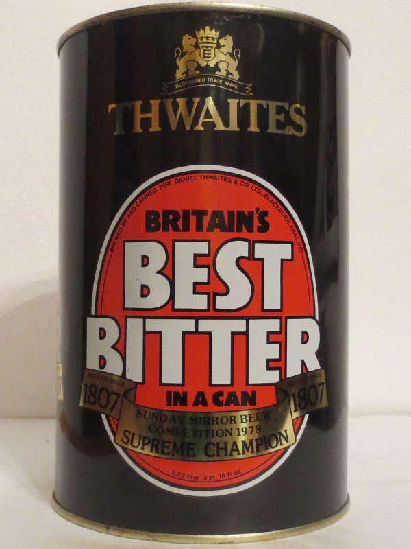 THWAITES BRITAIN´S BEST BITTER (222cl)