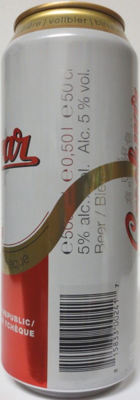 Czechvar B:ORIGINAL (CDN) (50cl) (B/O) č.1 