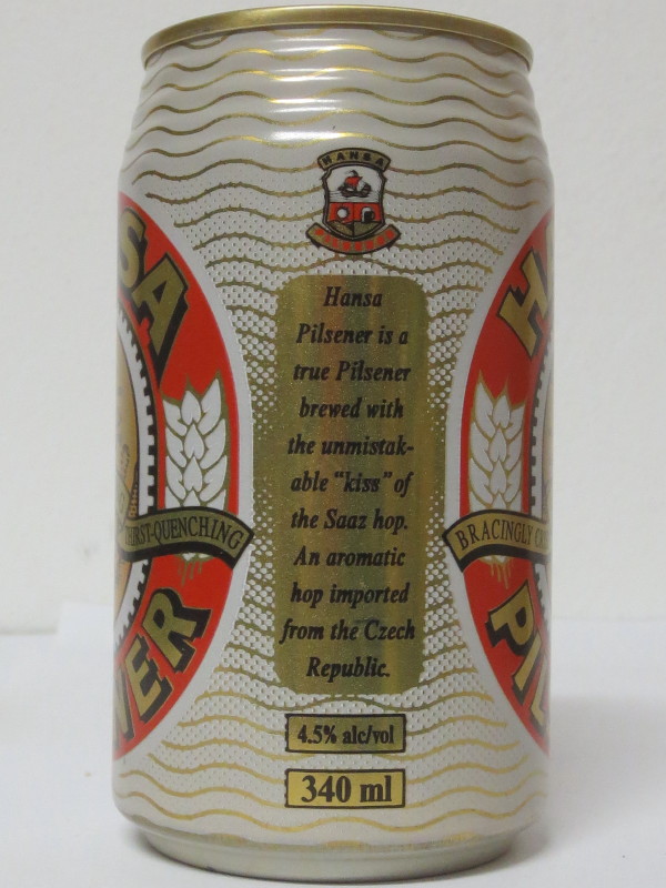 HANSA PILSENER (34cl) T-O