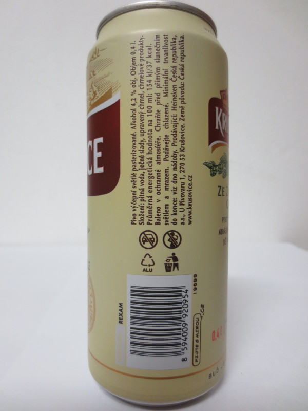KRUŠOVICE KRÁLOVSKÝ PIVOVAR 10 ZE ŽATECKÉHO CHMELE (0,4L)