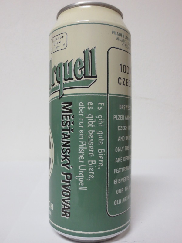 Pilsner Urquell MĚŠŤANSKÝ PIVOVAR (50cl)