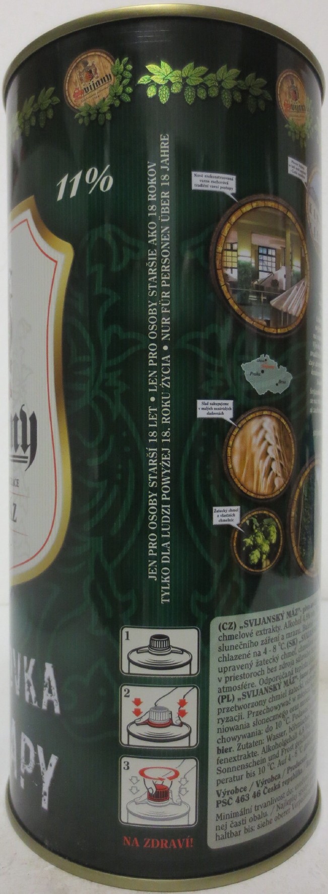 Svijany SVIJANSKÝ MÁZ PLECHOVKA PRO CHLAPY (200cl) č.1