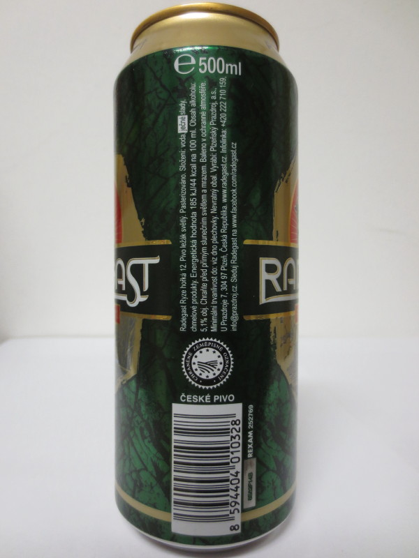 RADEGAST RYZE HOŘKÁ 12 (50cl) č.1