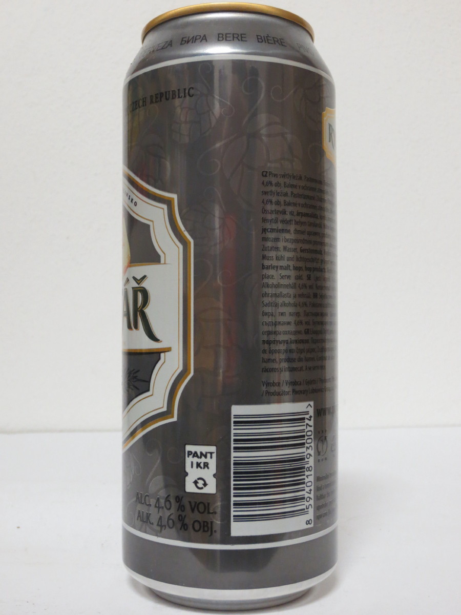 RYCHTÁŘ 11 PIVO SVĚTLÝ LEŽÁK (50cl) (B/O)