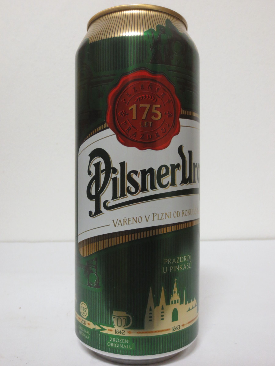 Pilsner Urquell 175 let - série 2017 - 1843 PRAZDROJ U PINKASŮ (50cl) (B/O)