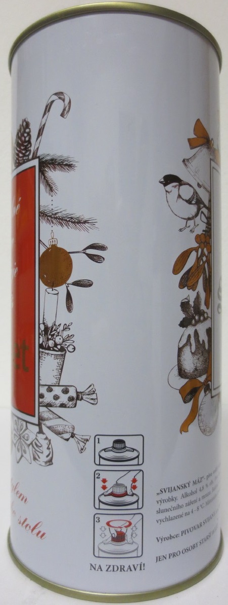 Svijany SVIJANSKÝ MÁZ Kouzelné Vánoce Vám přeje časopis gurmet (200cl) č.1
