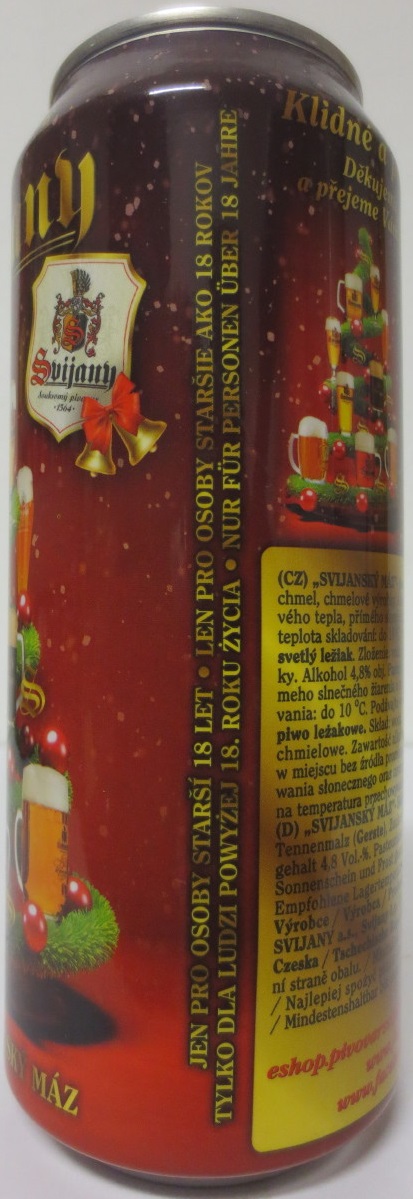 ŠŤASTNÉ A VESELÉ Svijany VÁNOČNÍ SVIJANSKÝ MÁZ (50cl) (B/O)