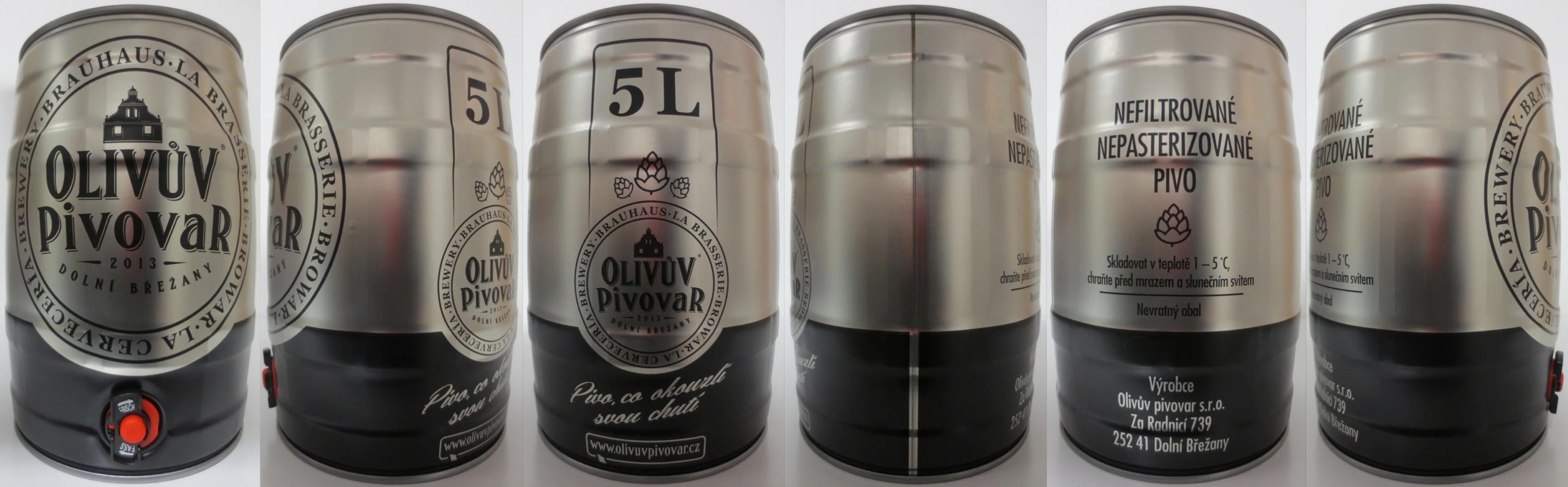OLIVŮV PIVOVAR DOLNÍ BŘEŽANY (5L) č.1