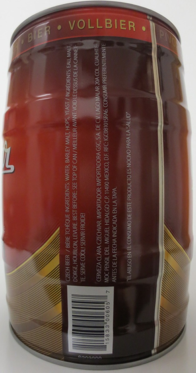 Czechvar Czech Beer - Biere Tcheque (5L) č.1