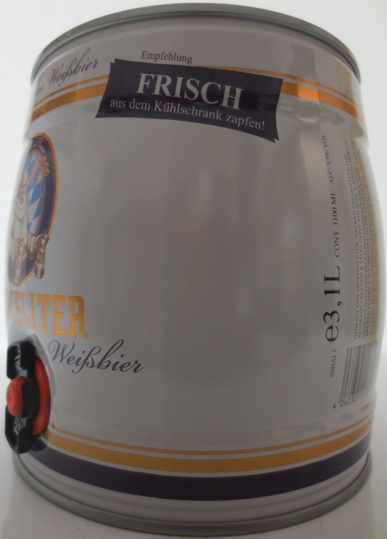 KARMELITER Weißbier Bayrisches Weißbier (3,1L) Nr.1