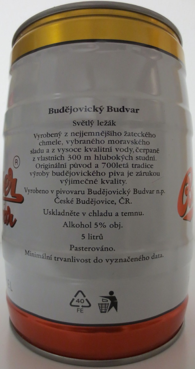 Budweiser Budvar BIER OHNE BEISPIEL č.6