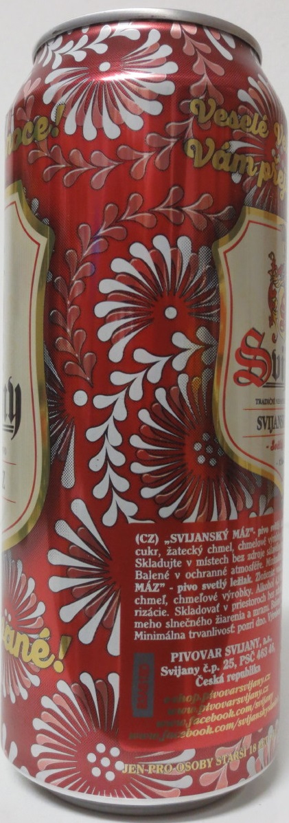 Svijany Nepasterizované Veselé Velikonoce (50cl) (B/O) červená