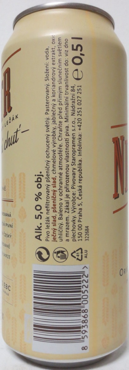 Staropramen NEFILTR Pšeničný (50cl) (B/O) č.1