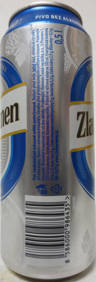 Zlatopramen 0.0% OBJ. ALK. (50cl) (B/O)