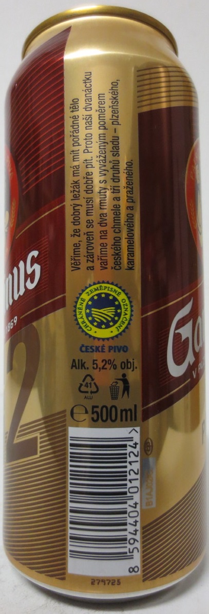 Gambrinus PATRON 12 (50cl) (B/O) č.1 (CZ)