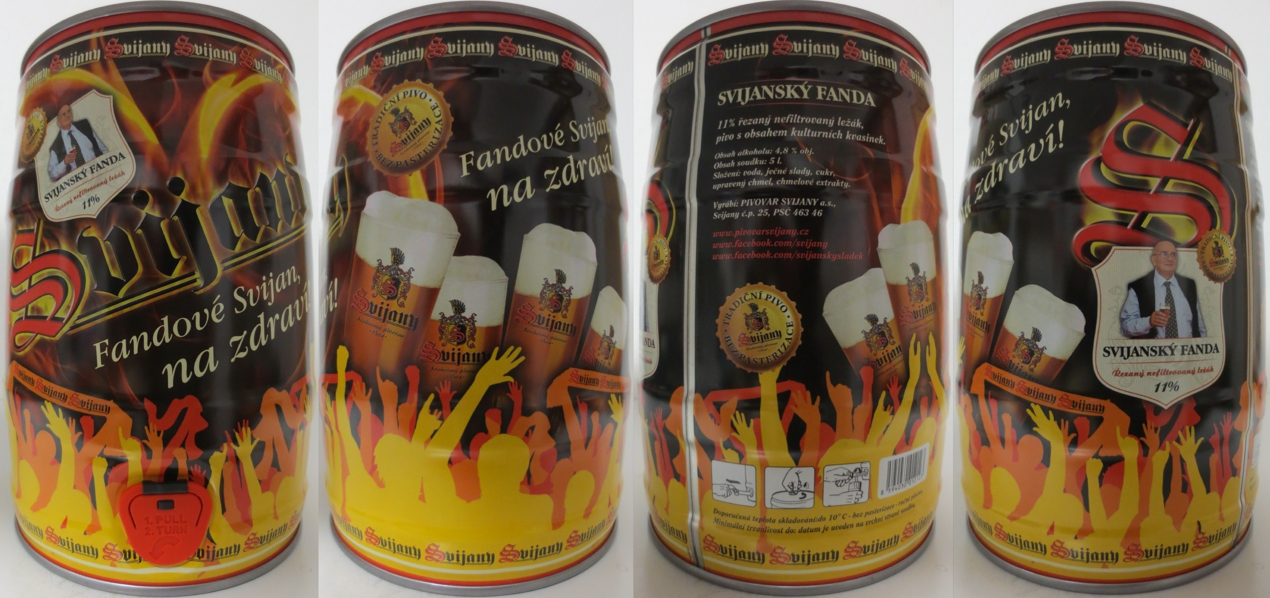Svijany SVIJANSKÝ FANDA Fandové Svijan, na zdraví! (5L) č.1