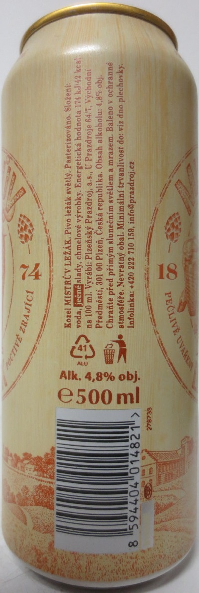 Kozel MISTRŮV LEŽÁK (50cl) (B/O) č.1