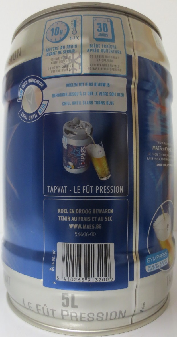 MAES PILS be.MUSIC (5L) Nr.1 