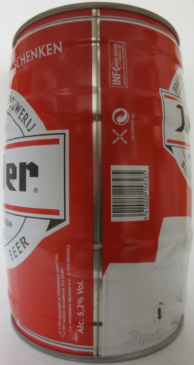 Jupiler BREWED IN BELGIUM (5L) Nr.1