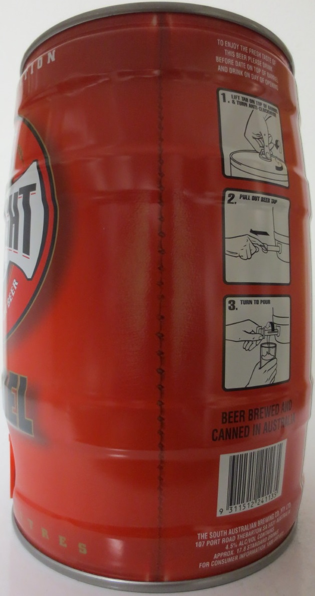 WEST END DRAUGHT THE BARREL LIMITED EDITION (5L) Nr.1