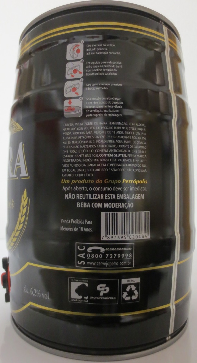 PETRA Schwarzbier CERVEJA PRETA PREMIUM (5L) Nr.2