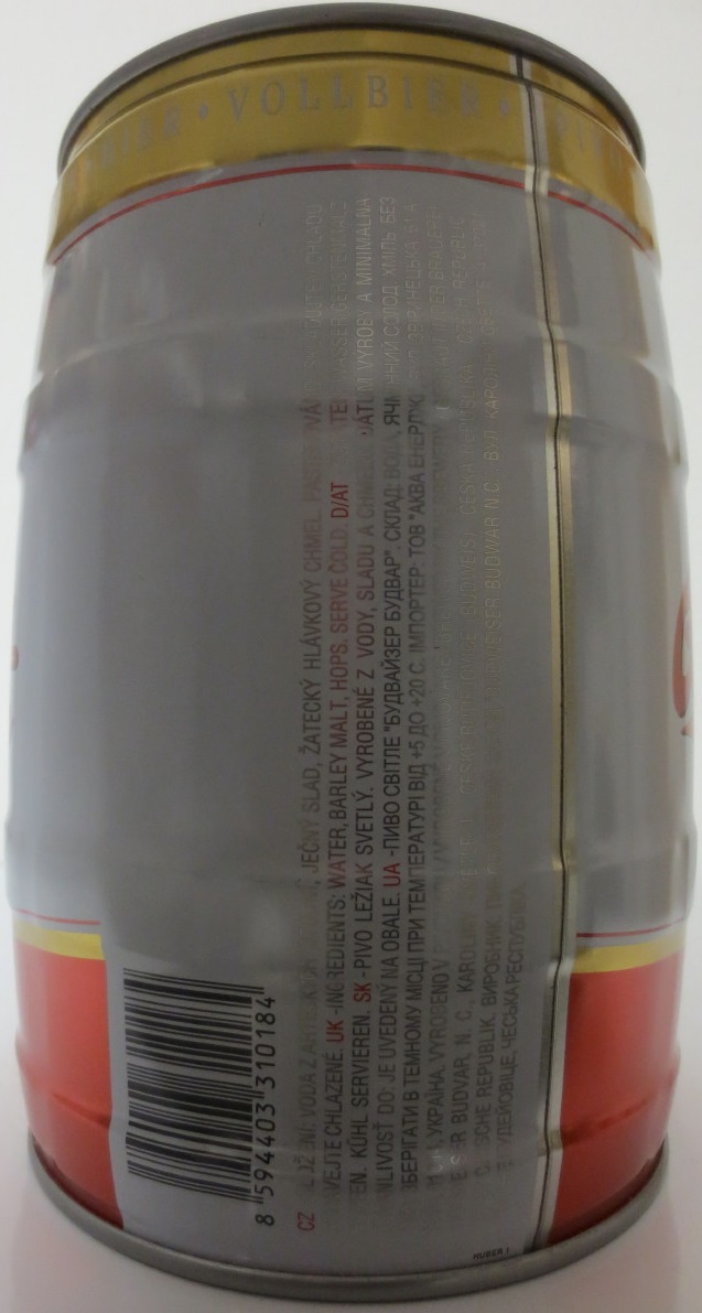 Budweiser Budvar Czech Imported Lager č.1