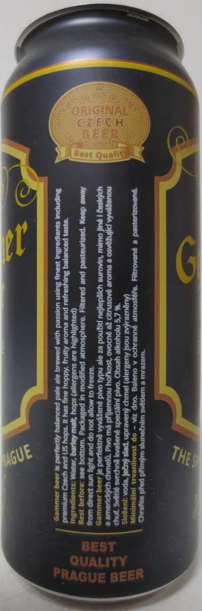 Gammer Beer CLASSIC GOLD (50cl)