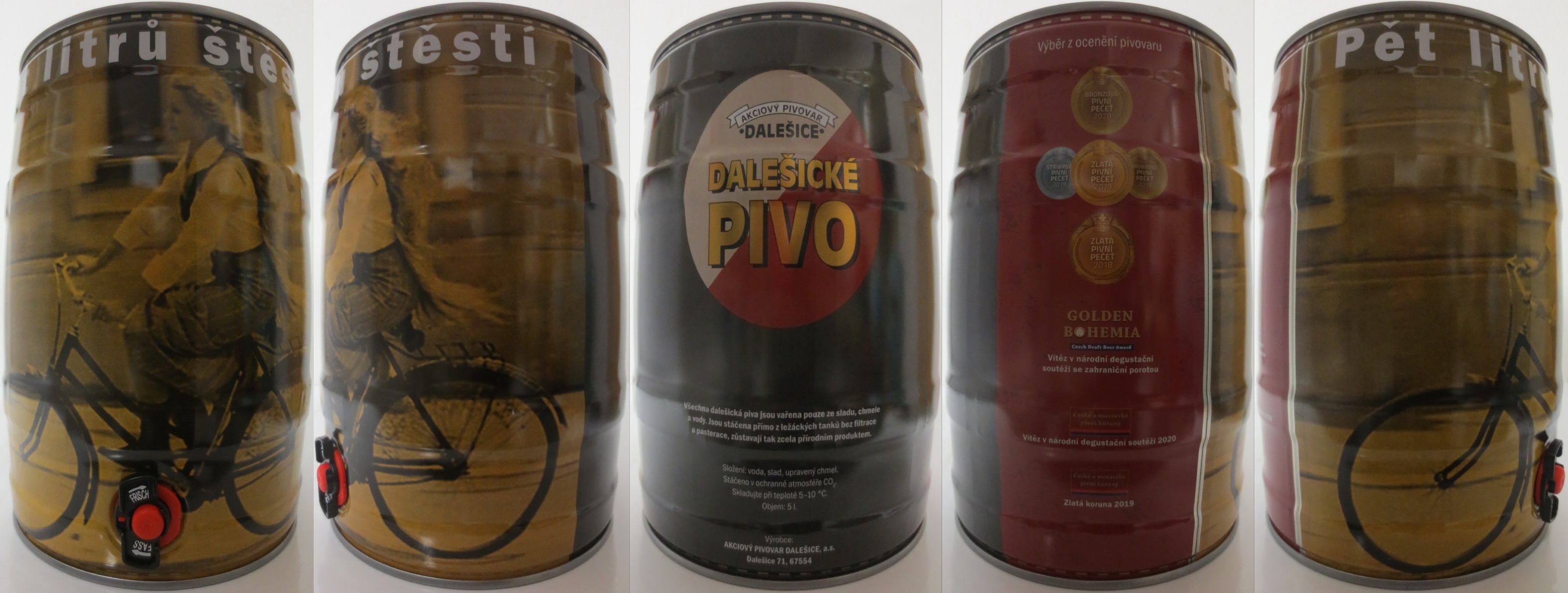 DALEŠICKÉ PIVO 5 litrů štěstí (5L) č.1 