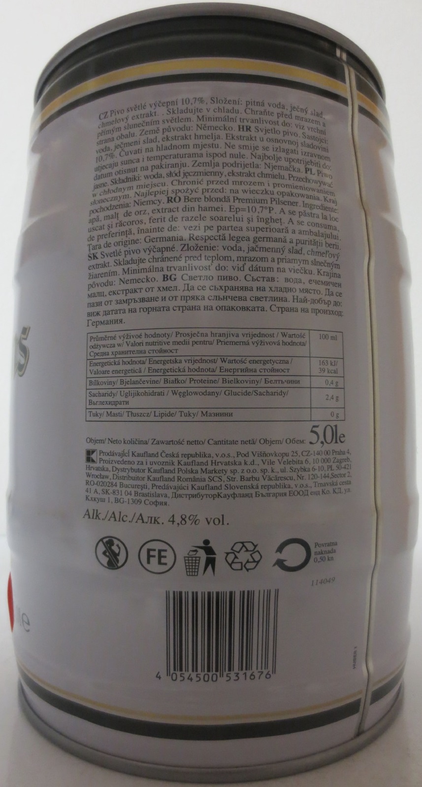 Stephans Bräu PREMIUM Pilsener (5L) Nr.1