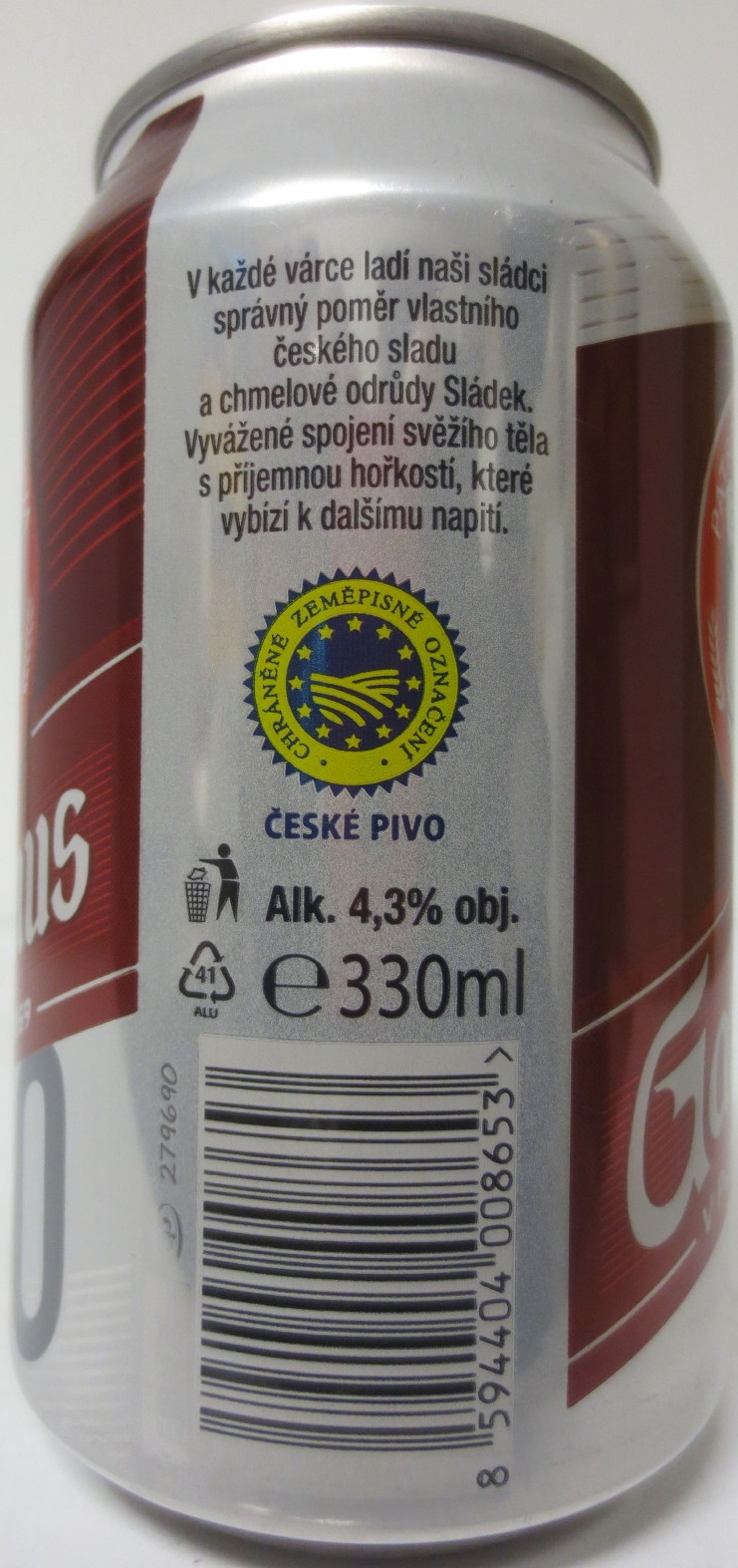 Gambrinus ORIGINÁL 10 (33cl) (B/O)