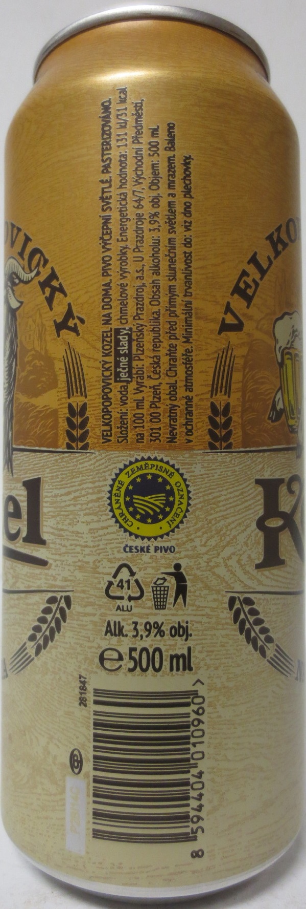 VELKOPOPOVICKÝ Kozel 1874 NA DOMA (CZ) (50cl) (B/O) č.3 