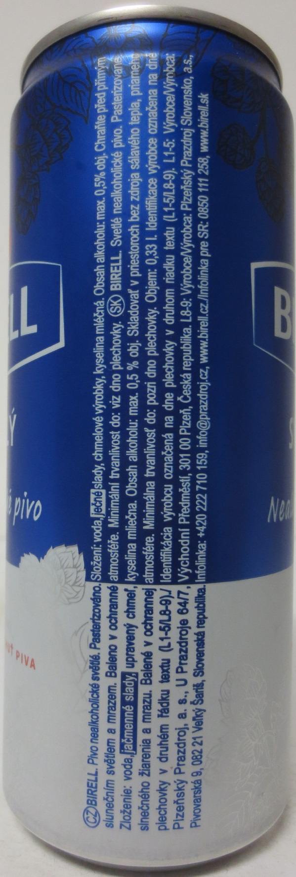 BIRELL SVĚTLÝ Nealkoholické pivo (33cl) (B/O) č.1