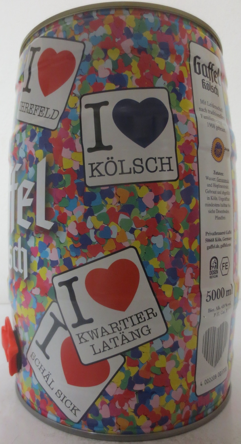 Gaffel kölsch heart (5L) Nr.1