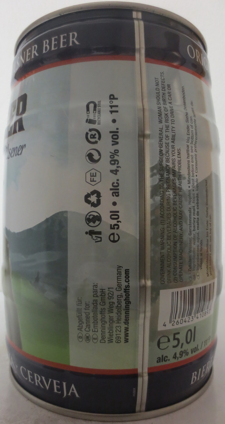 HOFJÄGER Pilsener (5L) Nr.1 