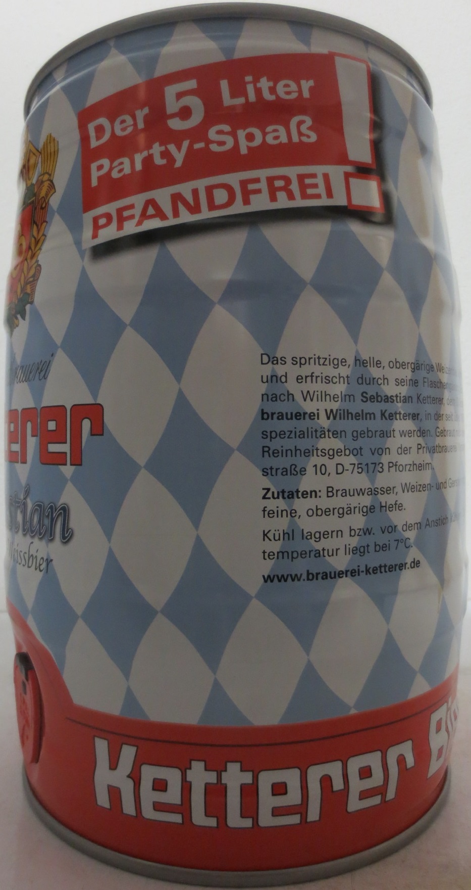 Ketterer Sebastian Hefe-Weissbier (5L) Nr.1