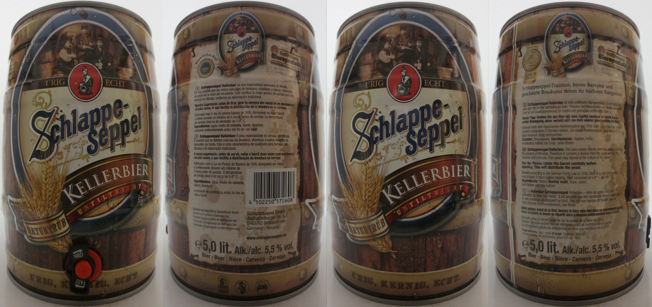 Schlappe-seppel KELLERBIER NATURTRÜB UNFILTERED (5L) Nr.2