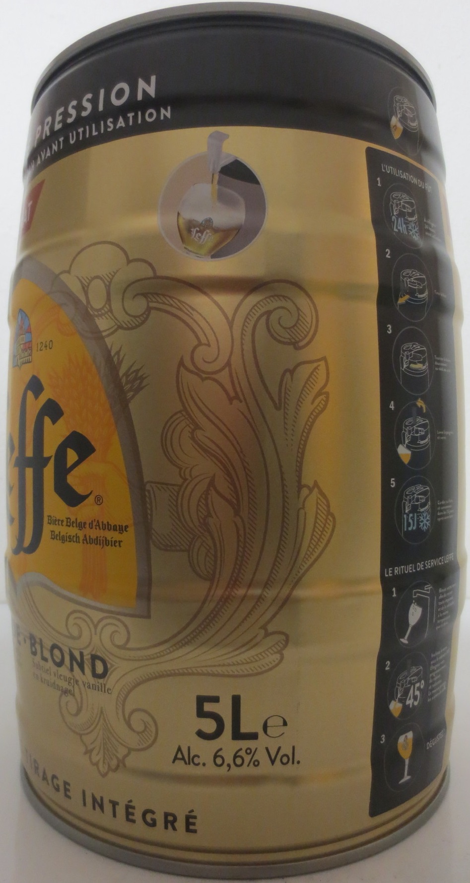 Leffe BLONDE . BLOND (5L) Nr.1 
