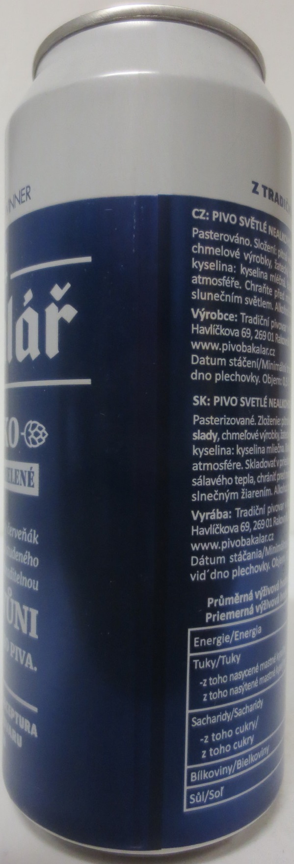 Bakalář NEALKO ZA STUDENA CHMELENÉ CHUŤ A VŮNI DOBRÉHO PIVA (50cl) (B/O) č.1