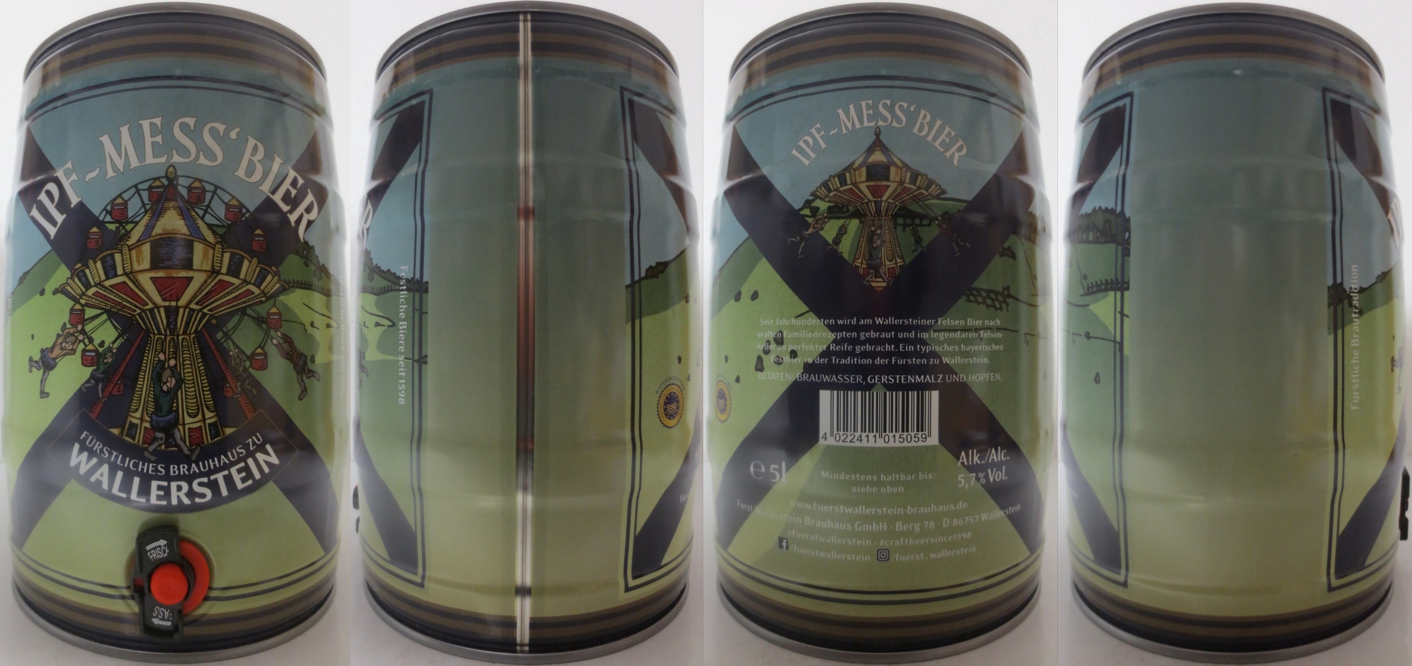 IPF - MESS´BIER FÜRSTLICHES BRAUHAUS ZU WALLERSTEIN (5L) Nr.1