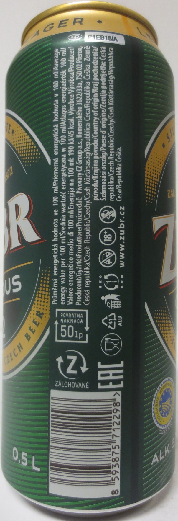 ZUBR GRADUS 12 (50cl) (B/O) 