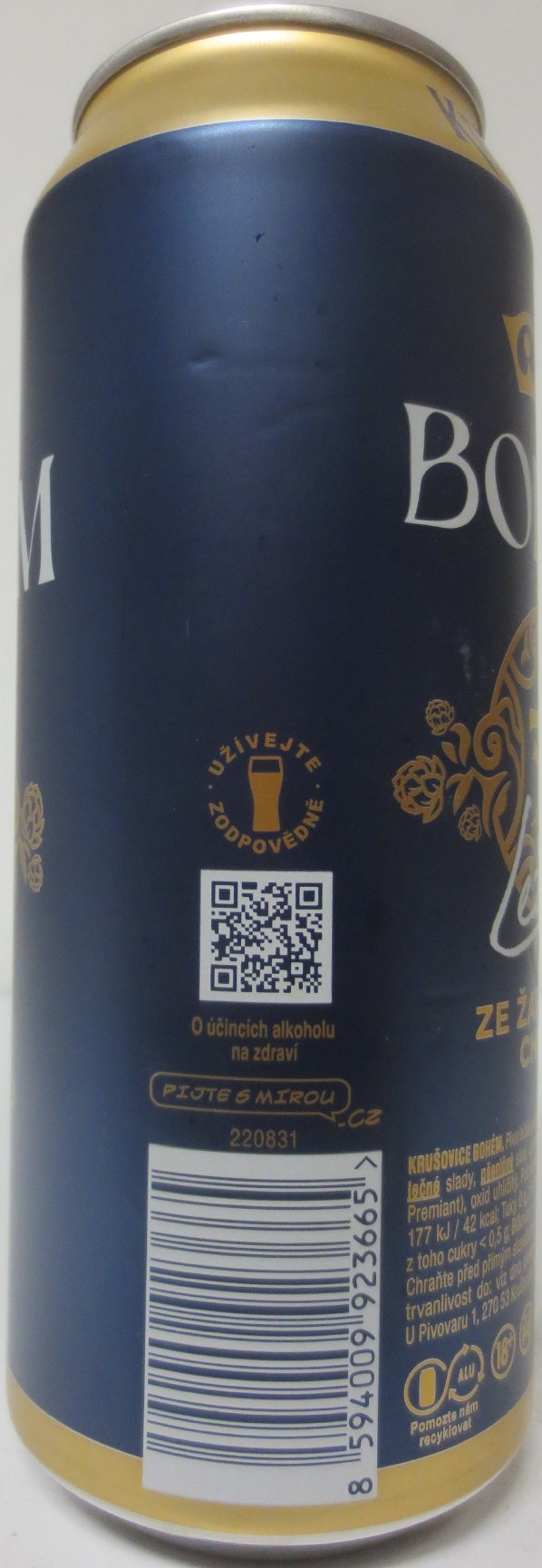 KRUŠOVICE Bohém Ležák 37 (50cl) (B/O) č.1
