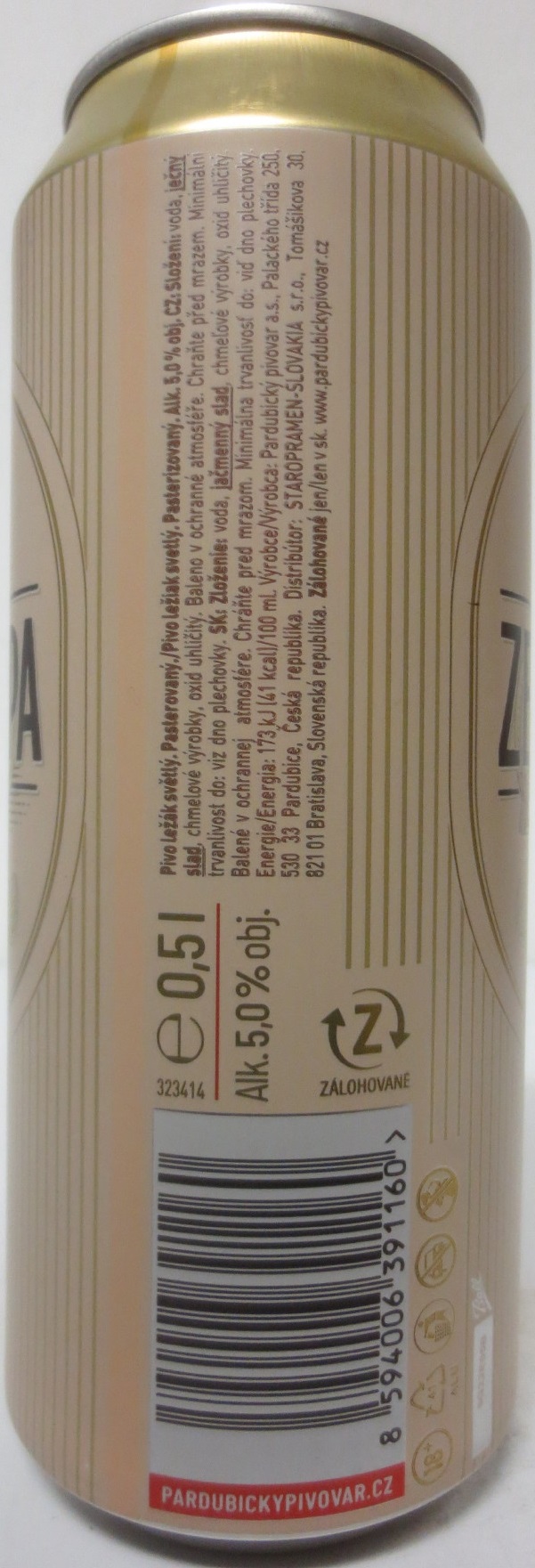 DVANÁCTKA HOŘKÁ ZE SKLEPA PARDUBICKÝ PIVOVAR (50cl) (B/O) č.2