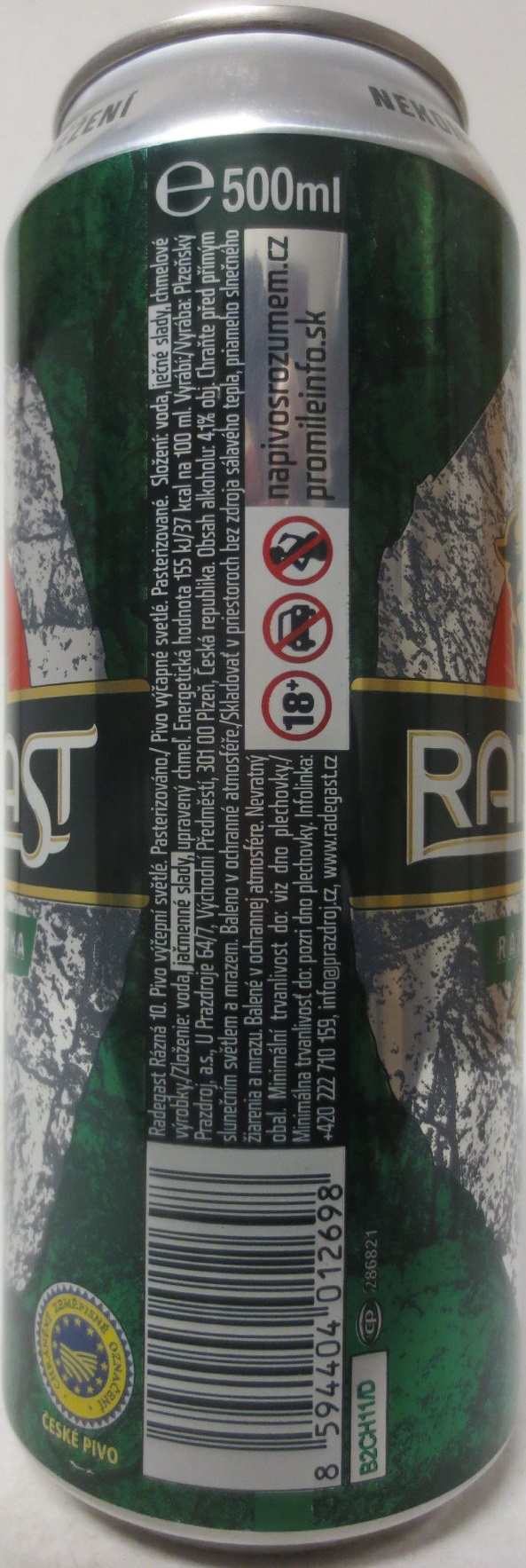 RADEGAST 10 RÁZNÁ DESÍTKA (CZ+SK) (50cl) (B/O) č.2