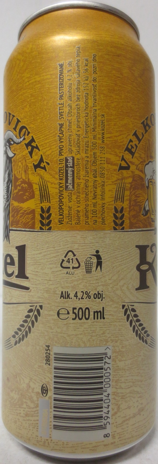VELKOPOPOVICKÝ Kozel 1874 10 (SK) (50cl) (B/O) č.1