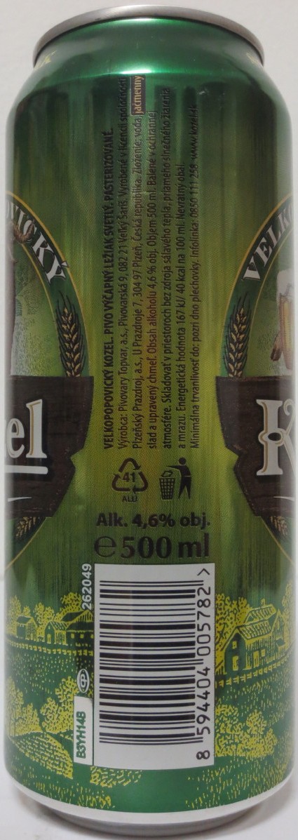 VELKOPOPOVICKÝ Kozel 1874 11% (SK) (50cl) (B/O) č.2 