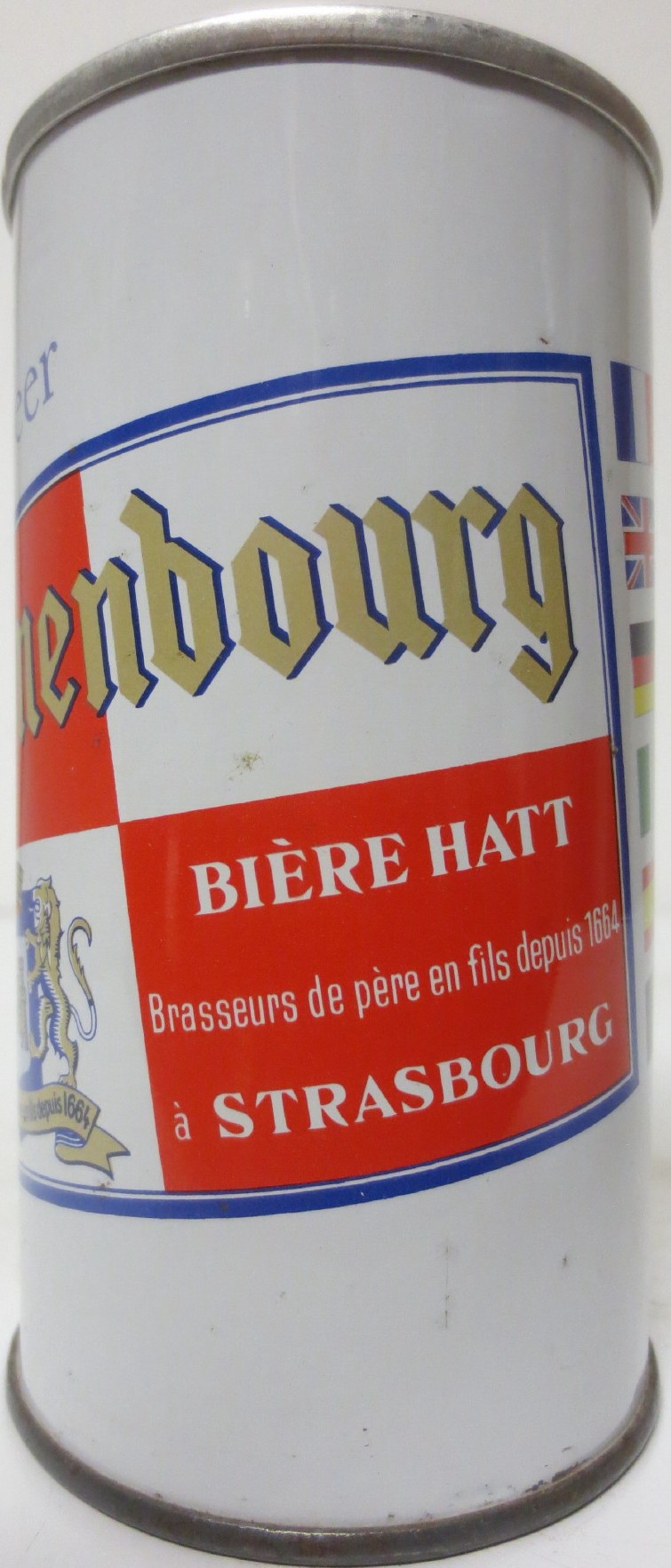 Kronenbourg lager beer BIERE HATT (35cl) (T/O) (SS) Nr.1 