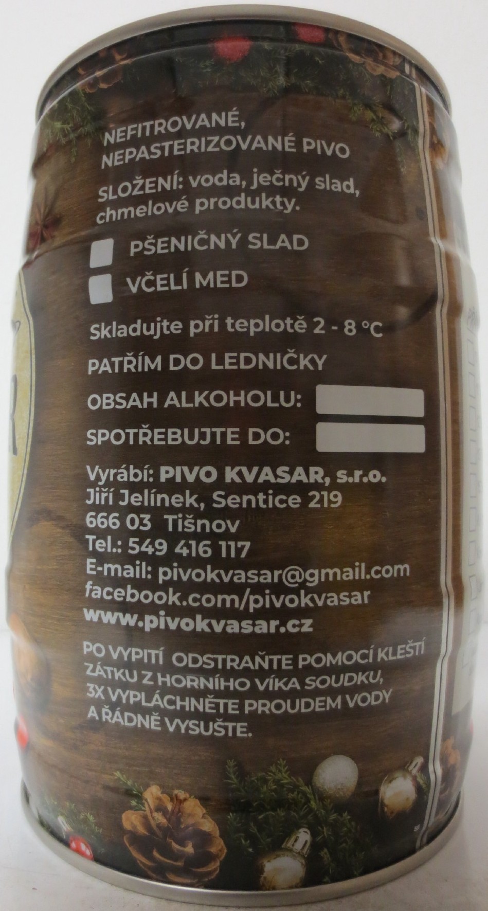 KVASAR SENTICKÝ ORIGINÁL ZALOŽENO V ROCE 1992 (5L) č.1