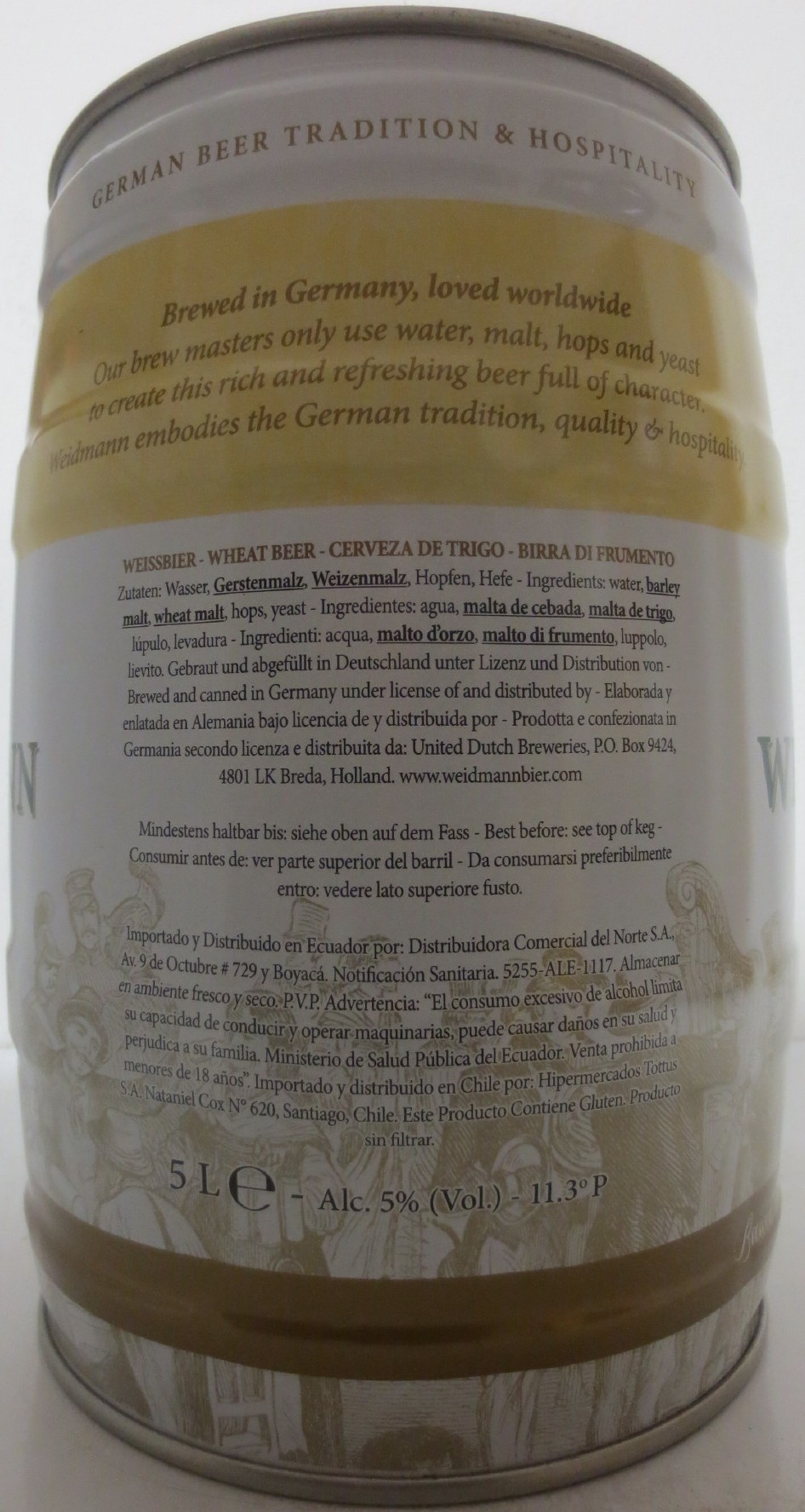 WEIDMANN Hefeweizen (5L) Nr.1 