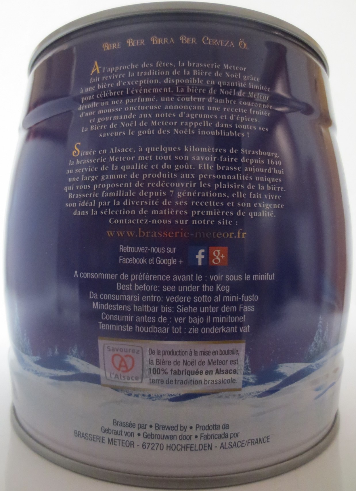 METEOR BIÉRE DE NÖEL (3,1L) Nr.1