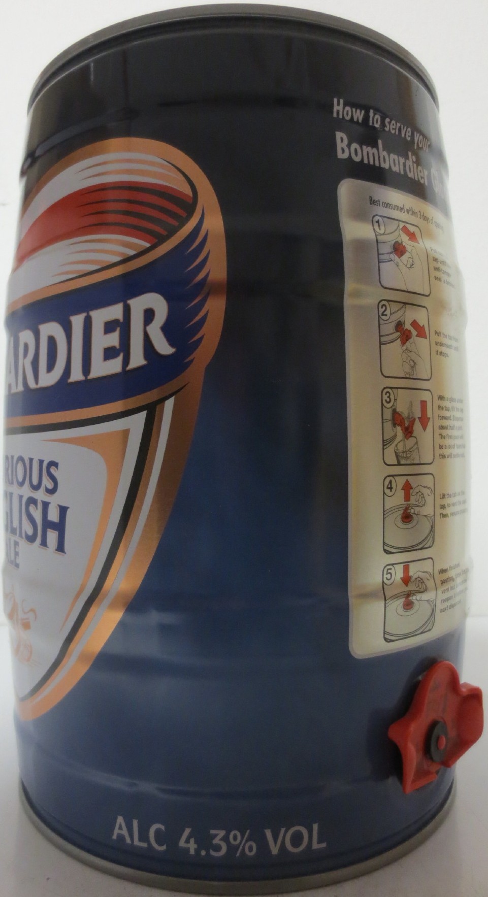 BOMBARDIER GLORIOURS ENGLISH ALE (5L) Nr.1 